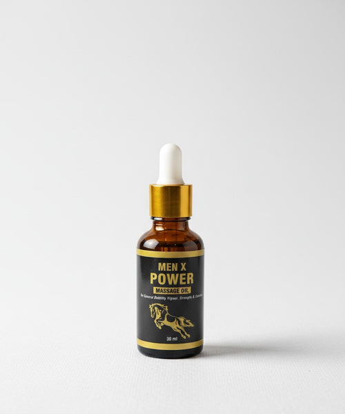 Men X Power Massage Oil – Strength & Vitality Formula (30ml)